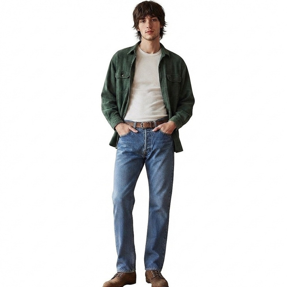Levi's 501 90's Vintage Original Fit Jeans Men 36x31 Medium Wash Made in USA EUC